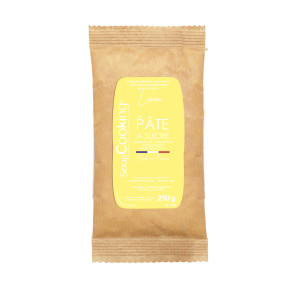 Pâte à Sucre Jaune Lemon Colorant Naturel 250 g Scrapcooking