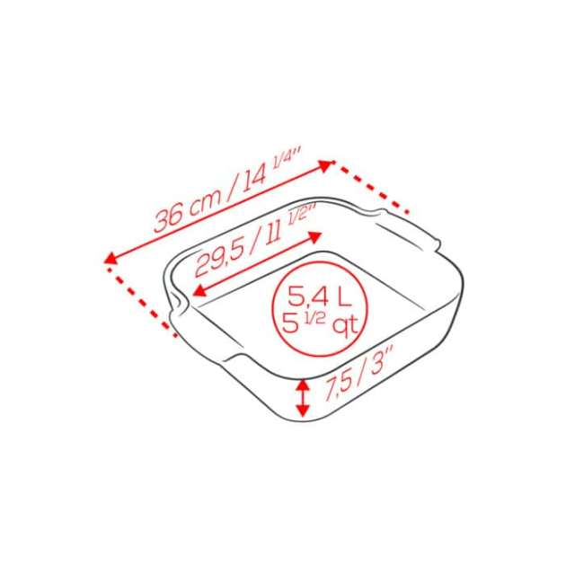 Plat en Céramique 36 cm Peugeot