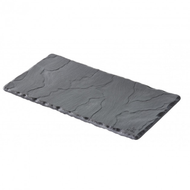 FIN DE SERIE Plateau Rectangulaire Ardoise 20 x 10 cm Basalt Revol