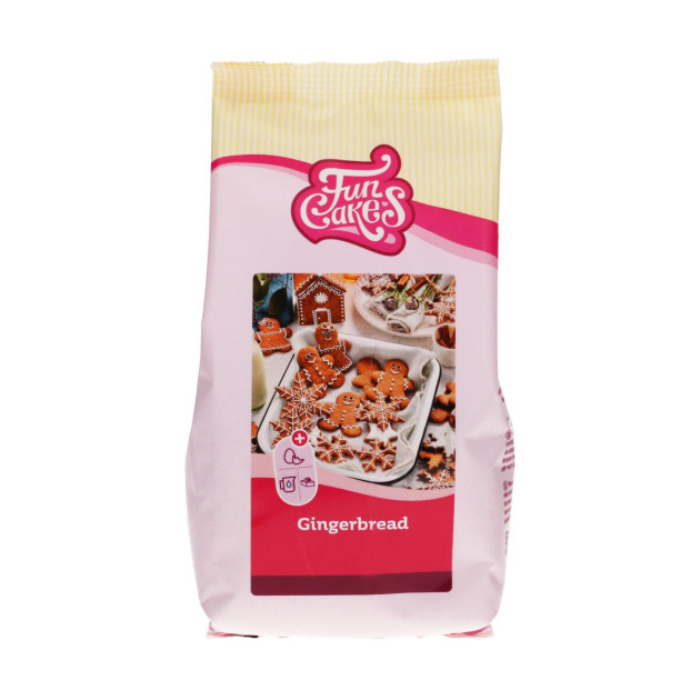 DLUO Courte Préparation pour Biscuit Pain d'Épices 500 g Funcakes