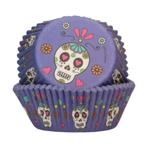 Caissettes Cupcakes Violettes Fête des Morts Funcakes (x48) Caissettes Cupcakes Violettes Fête des Morts Funcakes (x48)