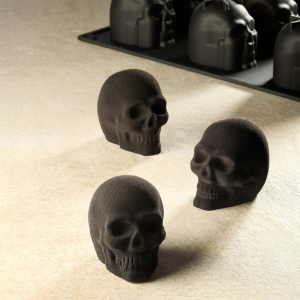 Moule Silicone Tête de Mort 5 x 7 cm x H 6 cm (x16) Pavoflex Moule Silicone Tête de Mort 5 x 7 cm x H 6 cm (x16) Pavoflex