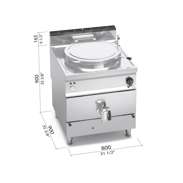 Marmite inox professionnelle