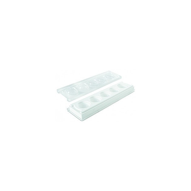 Moule 5 Sphères Silicone Ø 58 mm Silikomart - Moule à gâteau 3D en