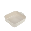 Plat à Four Carré en Céramique Appolia 21 cm Ecru Peugeot