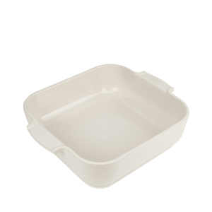 Plat à Four Carré en Céramique Appolia 28 cm Ecru Peugeot Plat à Four Carré en Céramique Appolia 28 cm Ecru Peugeot