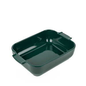 Plat à Four Rectangulaire en Céramique Appolia 25 cm Vert Forêt Peugeot
