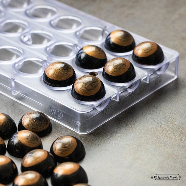 Moule bonbon chocolat demi-sphère Chocolate World Moule bonbon chocolat demi-sphère Chocolate World