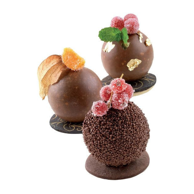 Realisation de gateaux 3D avec le Moule 5 Spheres Silicone Mallard