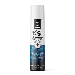 Spray Velours Bleu 250 ml Colorant Alimentaire Velly Spray Pro Spray Velours Bleu 250 ml Colorant Alimentaire Velly Spray Pro