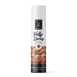 Spray Velours Rose Pêche 250 ml Colorant Alimentaire Velly Spray Pro Spray Velours Rose Pêche 250 ml Colorant Alimentaire Velly Spray Pro
