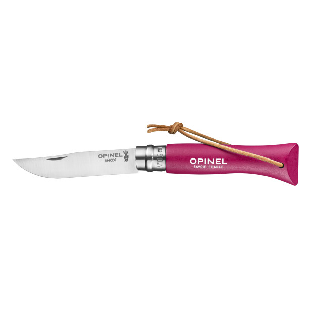 Couteau N°6 Baroudeur Framboise Colorama Opinel