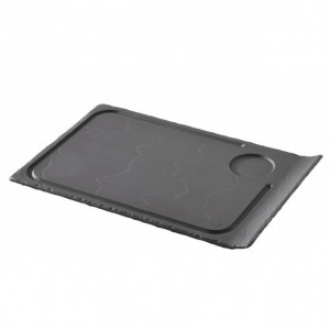 Assiette à Steak Ardoise 33 x 22 cm Basalt Revol Assiette à Steak Ardoise 33 x 22 cm Basalt Revol