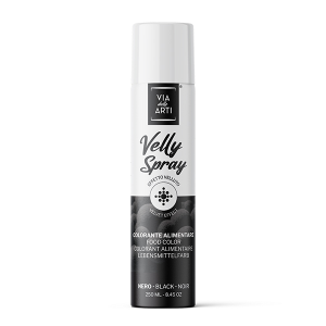 Spray Velours Noir 250 ml Colorant Alimentaire Velly Spray Pro Spray Velours Noir 250 ml Colorant Alimentaire Velly Spray Pro
