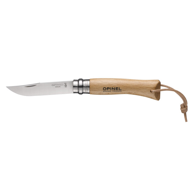 Couteau N°8 Baroudeur Hêtre Colorama Opinel