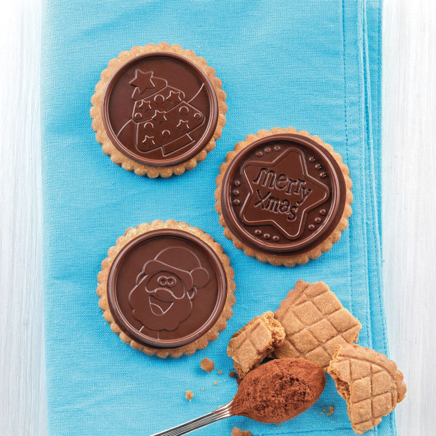 Biscuit rond de Noël Biscuit rond de Noël