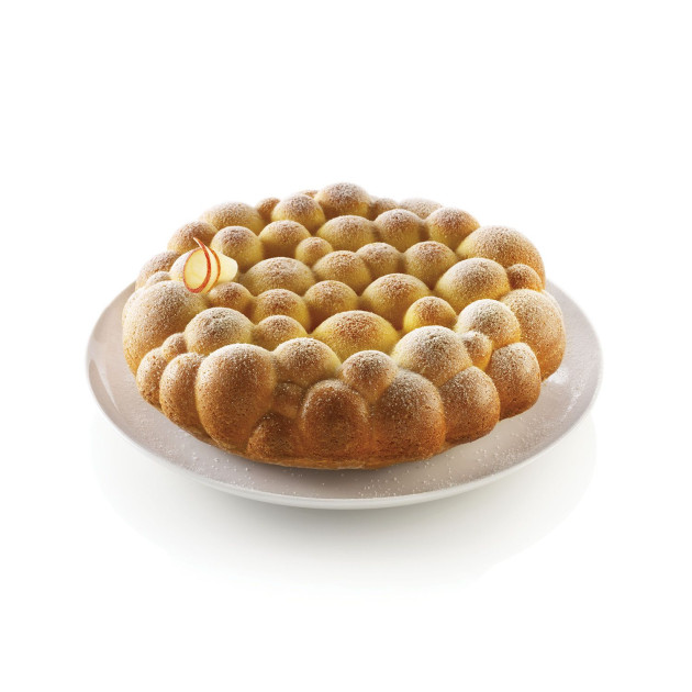 Gateau realisé avec le moule Bulle Ã˜22cm Silikomart 3D Design
