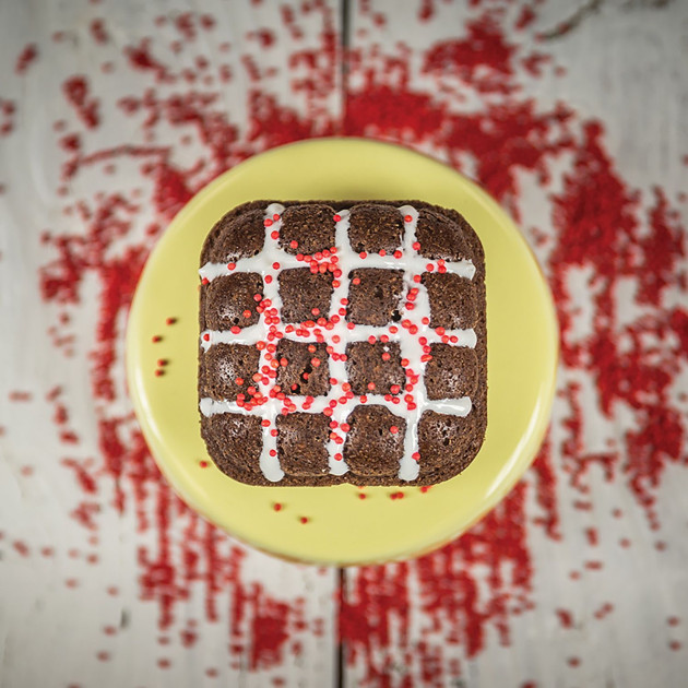 Mini Gateau au chocolat moule Eleganza 7x7 cm Silikomart 3D Design