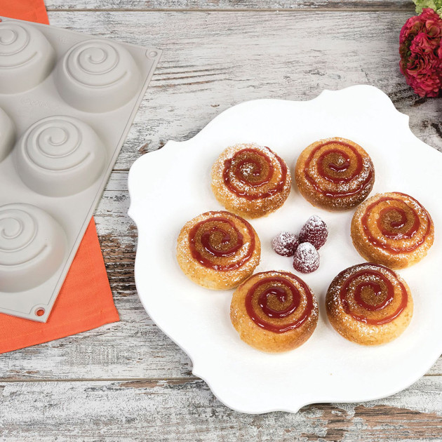 Dessert individuel avec le Moule Silicone Silikomart 3D Design Dessert individuel avec le Moule Silicone Silikomart 3D Design