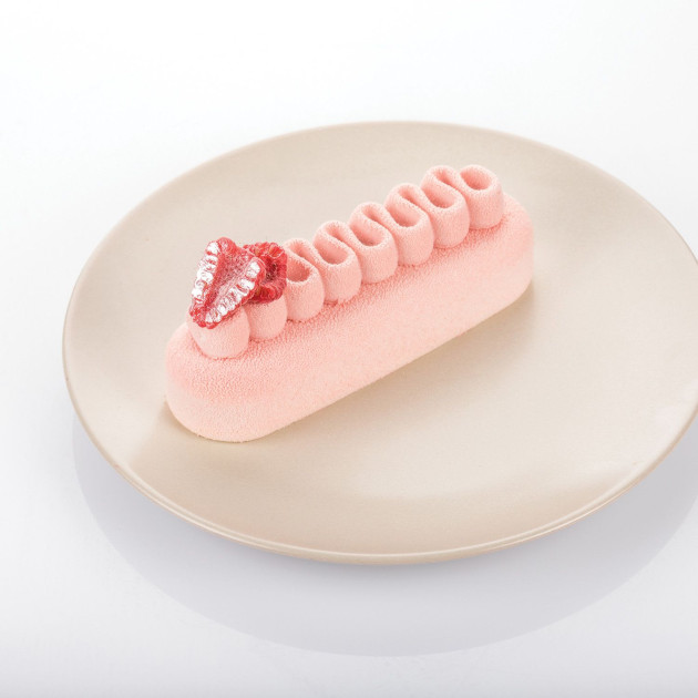 Dessert individuel confectionne avec le moule silicone Silikomart 3D Design