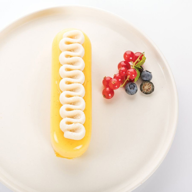 Moule eclair x6 avec decoration 3D Silikomart 3D Design