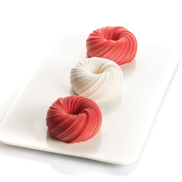 Moule Mini Intreccio glacage rose 3D Design