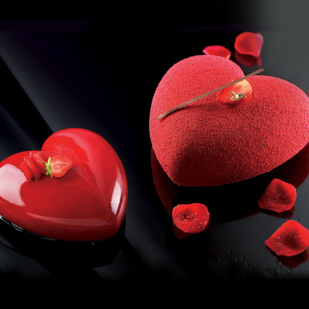 Utilisation du Moule Silicone Coeur 142 mm Bombe Silikomart