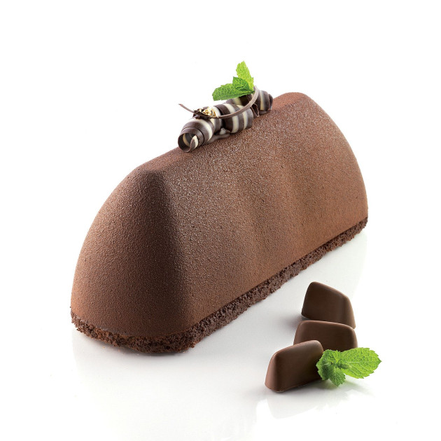 Entremet forme de buche 