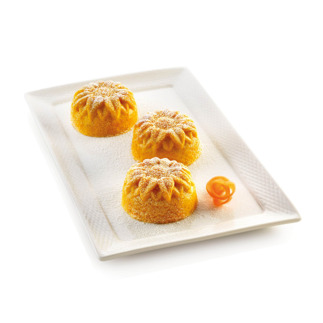 Mignardises à partir du moule sunflower silikomart Mignardises à partir du moule sunflower silikomart