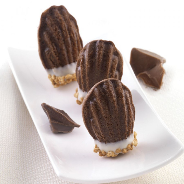 100 madeleines realisees avec le moule mini madeleine silikomart 2