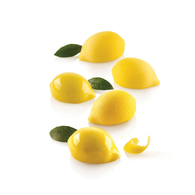 Mini citrons realises avec le moule silicone Silikomart Mini citrons realises avec le moule silicone Silikomart
