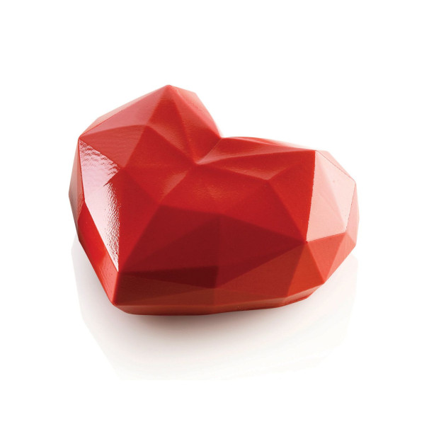 Zoom sur coeur en origami gateau