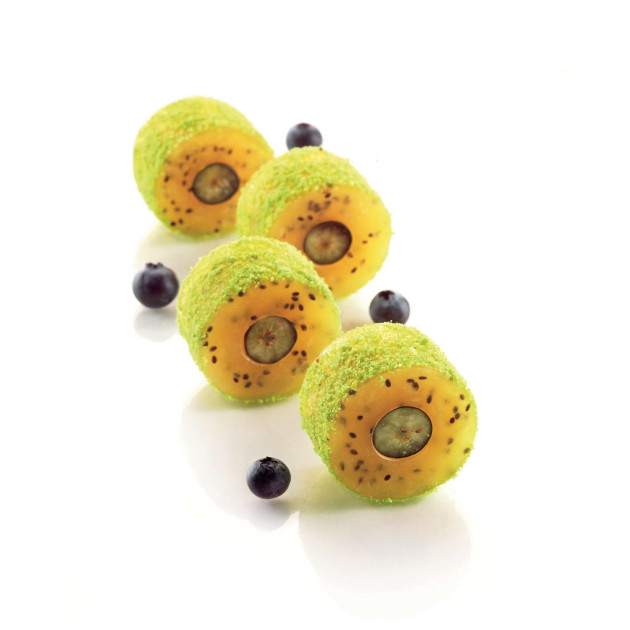 Moule silicone en forme de sushis rolls 4 cm 