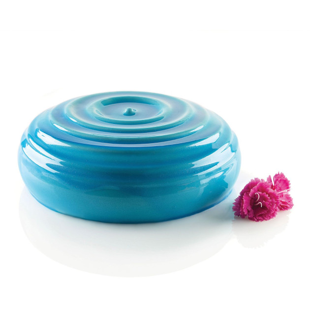 Entremet glacé realise avec le Moule Silicone Goutte d'Eau SilikoMart Pro