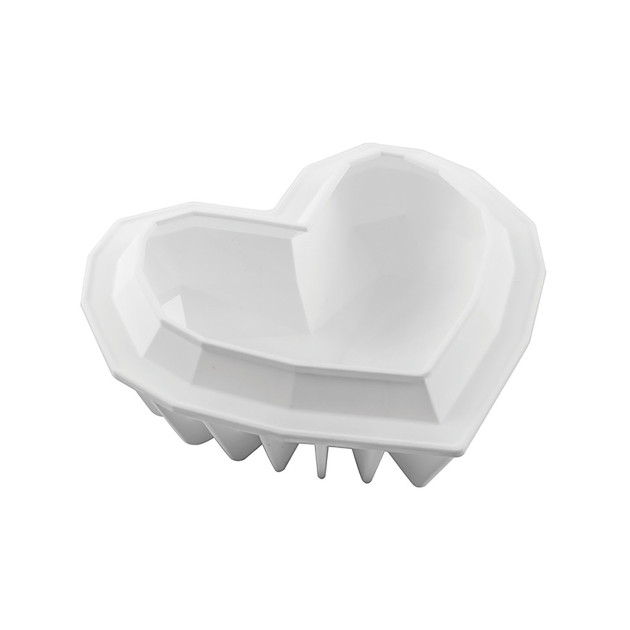 Moule Silicone en forme de Coeur Origami Silikomart Professional