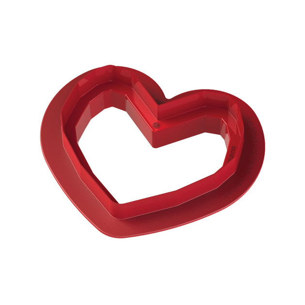 Decoupoir Coeur Plastique inclus avec le Moule Silicone Coeur Origami
