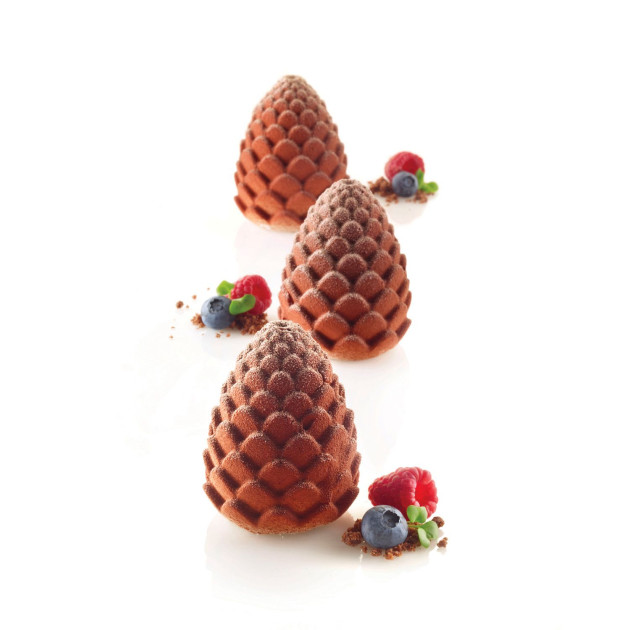 Moule Silicone Pommes de pin 100ml Silikomart Professional Moule Silicone Pommes de pin 100ml Silikomart Professional