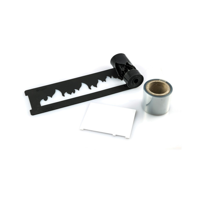 Kit Decor Silicone Flamme Silikomart Professionnal compose d'une bande silicone flamme. d'un rouleau PVC et d'une spatule  Kit Decor Silicone Flamme Silikomart Professionnal compose d'une bande silicone flamme. d'un rouleau PVC et d'une spatule