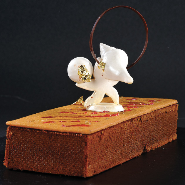 Gateau réalisé à partir du moule en silicone chant des sirènes Gateau réalisé à partir du moule en silicone chant des sirènes