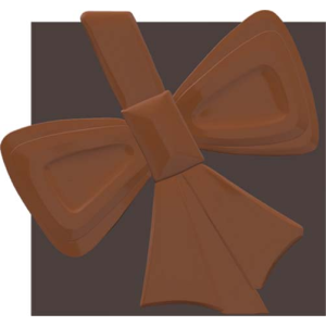 Moule Embout de Bûche Carré 9013 Cadeau 8,5 x 8 cm (x6)