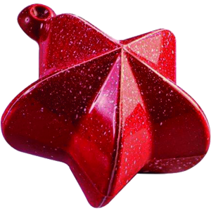 Moule Chocolat Boule de Noël Etoile (x2)