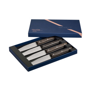 Coffret 4 Couteaux de Table Frêne Sombre Facette Opinel Coffret 4 Couteaux de Table Frêne Sombre Facette Opinel