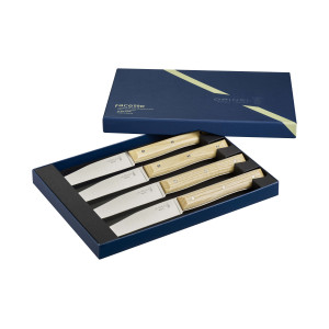 Coffret 4 Couteaux de Table Olivier Facette Opinel Coffret 4 Couteaux de Table Olivier Facette Opinel