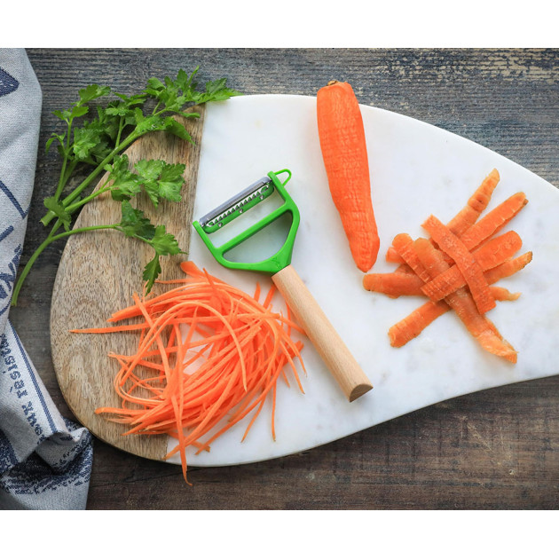 Epluche-Légumes avec un Manche en Bois