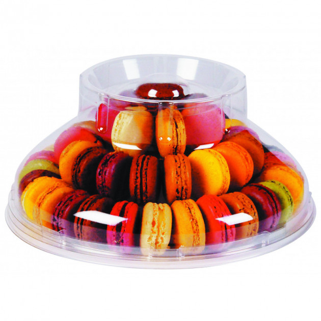 Mondial-fete 2 Bo/îtes et couvercles pour 20 macarons 21 x 16 cm