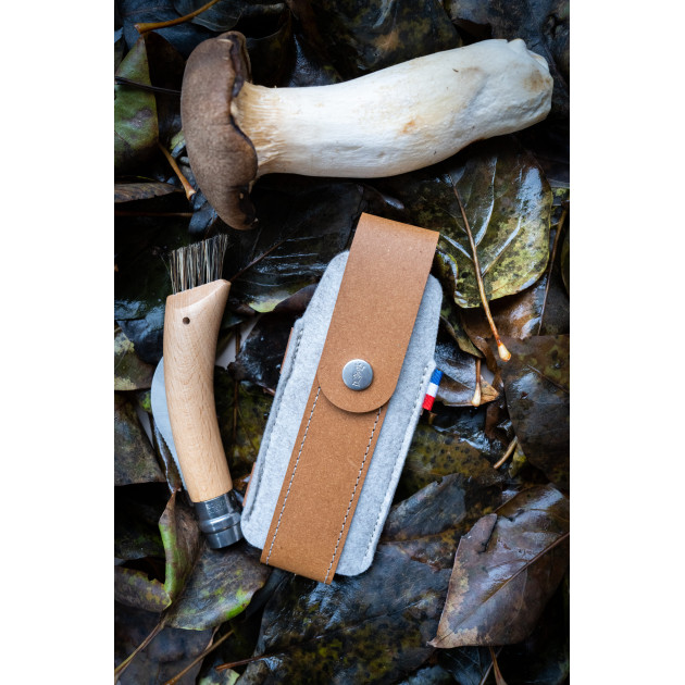 Etui pour Couteau en Cuir et Feutrine Outdoor L Etui pour Couteau en Cuir et Feutrine Outdoor L