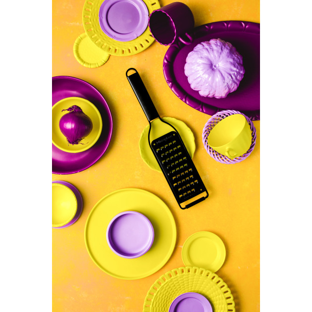 Râpe inox Microplane lame noire Très Gros Grains 30cm