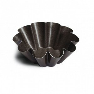 Moule Brioche 10 Côtes 10 cm x H 3,8 cm Anti-adhésif Gobel Moule Brioche 10 Côtes 10 cm x H 3,8 cm Anti-adhésif Gobel