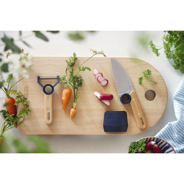 Coffret Opinel - Le Petit Chef Bleu Coffret Opinel - Le Petit Chef Bleu