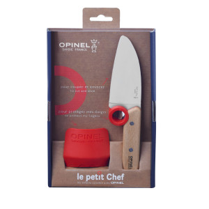 Couteau de Cuisine et Protège-doigts Le Petit Chef Opinel Couteau de Cuisine et Protège-doigts Le Petit Chef Opinel